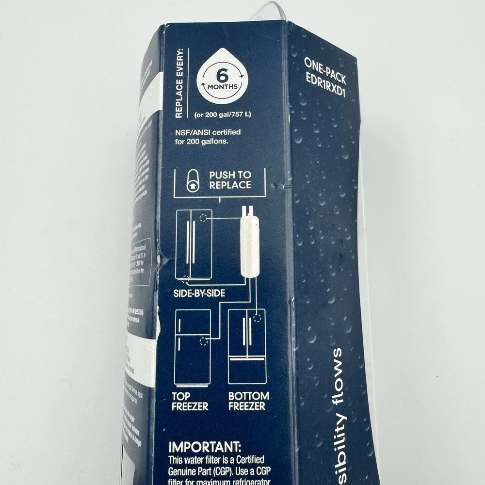 Ice & Water‎ Refrigerator Filter 1 EDR1RXD1 NEW Sealed